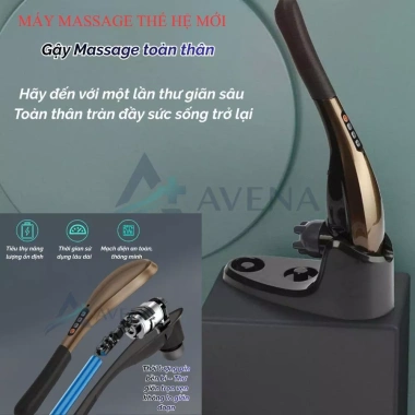 Máy Massage Cầm Tay 6 Đầu Không Dây Nhiệt Hồng Ngoại 4 Chế Độ Rung 690.000 VNĐ 10