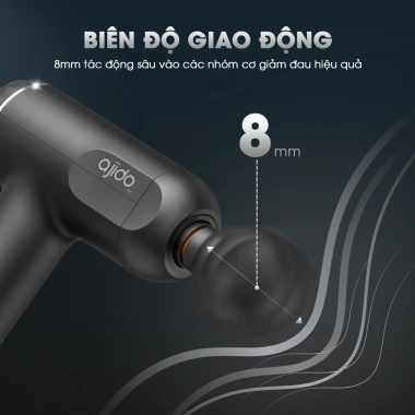 Máy Massage Cầm Tay Ajido AJ-M9 32 cấp độ, 4 đầu - Giảm đau lưng, cổ vai, 1,029,000₫ 4 Máy Massage Cầm Tay Ajido AJ-M9 32 cấp độ, 4 đầu - Giảm đau lưng, cổ vai, 1,029,000₫ 4