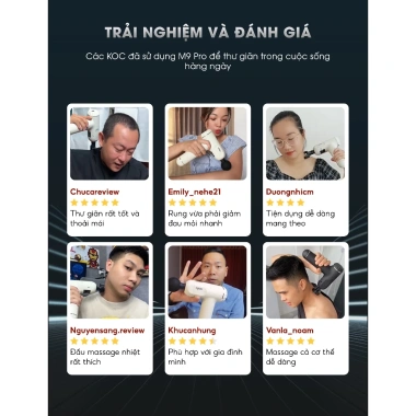 Máy Massage Cầm Tay Ajido AJ-M9 32 cấp độ, 4 đầu - Giảm đau lưng, cổ vai, 1,029,000₫ 8 Máy Massage Cầm Tay Ajido AJ-M9 32 cấp độ, 4 đầu - Giảm đau lưng, cổ vai, 1,029,000₫ 8