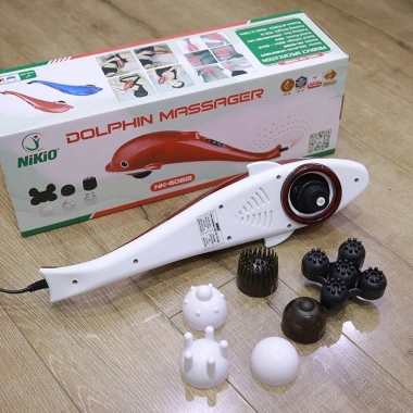 Máy massage cầm tay cá heo 6 đầu Nikio NK-608B 5 tốc độ 3 chế độ giá 595.000₫ 8