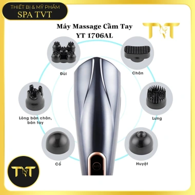 Máy massage cầm tay đa năng YT-176AL cao cấp, cắm điện & pin tích điện, chỉ 470.000 VND 2