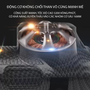Máy Massage Cầm Tay EM009 Cát Á 6 Đầu 30 Chế Độ Rung Giãn Cơ Toàn Thân Giá Giảm 8 Máy Massage Cầm Tay EM009 Cát Á 6 Đầu 30 Chế Độ Rung Giãn Cơ Toàn Thân Giá Giảm 8