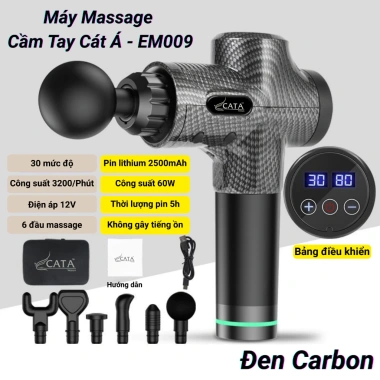 Máy Massage Cầm Tay EM009 Cát Á 6 Đầu 30 Chế Độ Rung Giãn Cơ Toàn Thân Giá Giảm