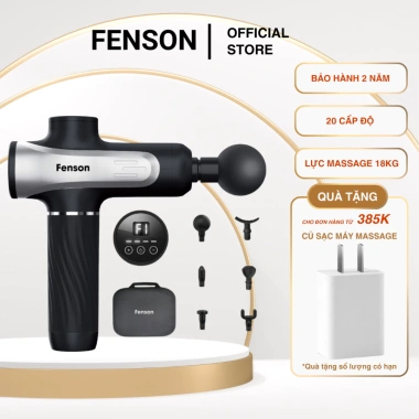 Máy massage cầm tay Fenson 20 chế độ lực đấm 18kg bảo hành 24 tháng - 400.000đ