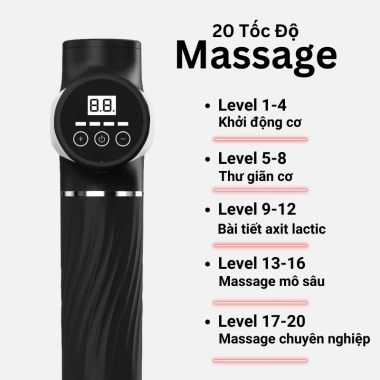 Máy massage cầm tay Fenson 20 chế độ lực đấm 18kg bảo hành 24 tháng - 400.000đ 5 Máy massage cầm tay Fenson 20 chế độ lực đấm 18kg bảo hành 24 tháng - 400.000đ 5