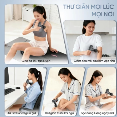 Máy massage cầm tay Fujilux M02 6 đầu 4 lực Phục hồi chuyên sâu chỉ 1.23 triệu 7 Máy massage cầm tay Fujilux M02 6 đầu 4 lực Phục hồi chuyên sâu chỉ 1.23 triệu 7
