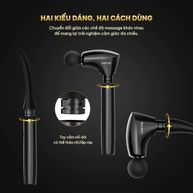 Máy Massage Cầm Tay KATA MG22 PRO - Massage lưng, tay, nối dài, tiếp cận mọi nhóm cơ, giá ưu đãi 1.785.000 VND
