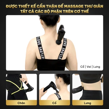 Máy Massage Cầm Tay KATA MG22 PRO - Massage lưng, tay, nối dài, tiếp cận mọi nhóm cơ, giá ưu đãi 1.785.000 VND