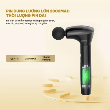 Máy Massage Cầm Tay KATA MG22 PRO - Massage lưng, tay, nối dài, tiếp cận mọi nhóm cơ, giá ưu đãi 1.785.000 VND