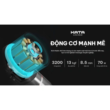 Máy Massage Cầm Tay KATA MG30 Mini Nhỏ Gọn Bỏ Túi 5 Chế Độ Đấm Bóp Toàn Thân 1.895.000 VND