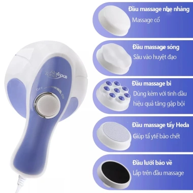 Máy Massage Cầm Tay KAW Relax & Spin Tone - Giảm Đau, Thư Giãn, Giá 268.000₫ 4 Máy Massage Cầm Tay KAW Relax & Spin Tone - Giảm Đau, Thư Giãn, Giá 268.000₫ 4