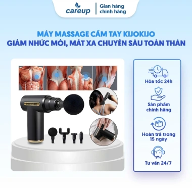 Máy massage cầm tay Kijokijo 6 cấp độ giảm nhức mỏi, mát xa toàn thân