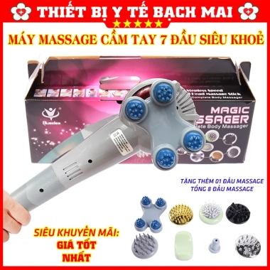 Máy Massage Cầm Tay King Massager 8 Đầu Đèn Hồng Ngoại - Bảo Hành 12 Tháng Giá 352k 4 Máy Massage Cầm Tay King Massager 8 Đầu Đèn Hồng Ngoại - Bảo Hành 12 Tháng Giá 352k 4