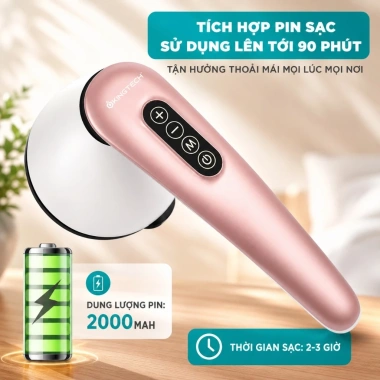Máy Massage Cầm Tay KINGTECH YT-1.803 - Mát Xa Toàn Thân, Chuyên Eo Bụng Cổ, Bảo Hành 12 Tháng, Giá 681.999₫