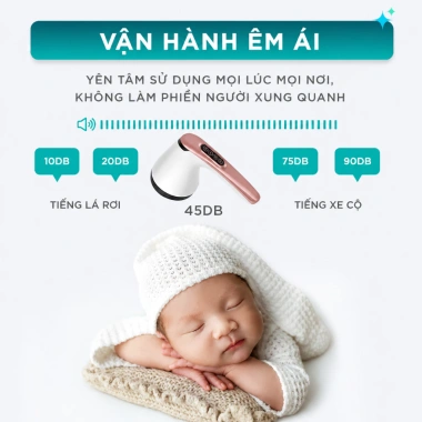 Máy Massage Cầm Tay KINGTECH YT-1.803 - Mát Xa Toàn Thân, Chuyên Eo Bụng Cổ, Bảo Hành 12 Tháng, Giá 681.999₫