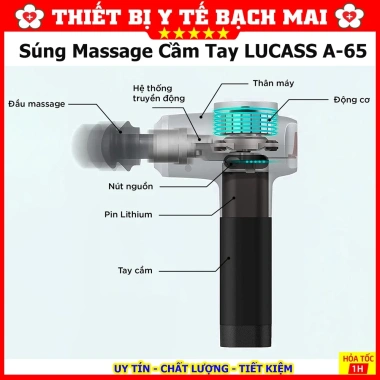 Máy Massage Cầm Tay LUCASS A65 Công Nghệ Mỹ 6 Chế Độ 4 Đầu - Giá Ưu Đãi 592k 8 Máy Massage Cầm Tay LUCASS A65 Công Nghệ Mỹ 6 Chế Độ 4 Đầu - Giá Ưu Đãi 592k 8