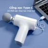 Máy Massage Cầm Tay Mini 4 Đầu 6 Chế Độ AI Cảm Biến Lực Nhấn Giảm Đau Mỏi 8