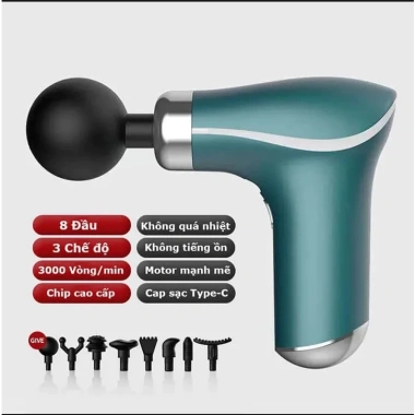Máy massage cầm tay mini 4 đầu 6 chế độ - Đấm lưng, trị liệu cổ vai gáy, chỉ 220k 4 Máy massage cầm tay mini 4 đầu 6 chế độ - Đấm lưng, trị liệu cổ vai gáy, chỉ 220k 4