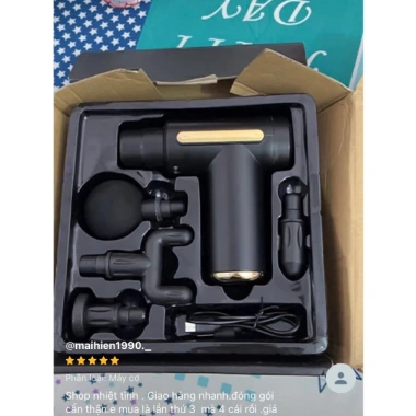 Máy massage cầm tay mini 4 đầu 6 chế độ - Đấm lưng, trị liệu cổ vai gáy, chỉ 220k 9 Máy massage cầm tay mini 4 đầu 6 chế độ - Đấm lưng, trị liệu cổ vai gáy, chỉ 220k 9