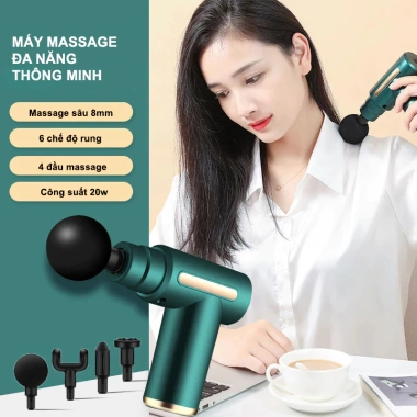 Máy Massage Cầm Tay Mini 6 Cấp Độ Đa Năng - Giá chỉ 178.000đ