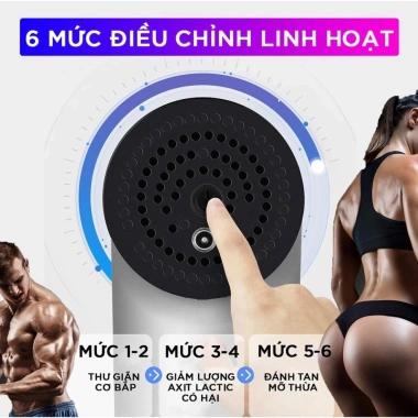 Máy Massage Cầm Tay Mini 6 Cấp Độ Đa Năng - Súng Mát Xa Toàn Thân, BH 1 Năm, 299.000₫
