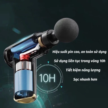 Máy Massage Cầm Tay Mini 6 Cấp Độ Đa Năng, Súng Toàn Thân Giá 137.000 VNĐ