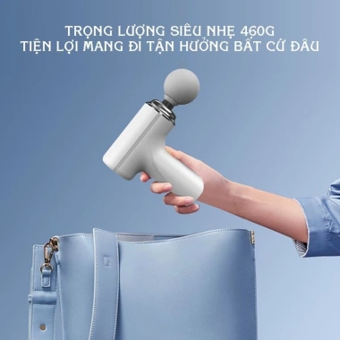 Máy Massage Cầm Tay Mini 6 Chế Độ, Cảm Biến AI Lực Nhấn, Massage Gun Giá 220k giảm từ 277k 3