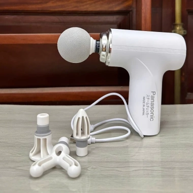 Máy Massage Cầm Tay Mini Cao Cấp 6 Cấp Độ, 4 Đầu, Cảm Biến, Mát Xa Toàn Thân - Giá 225k (Giảm 63k)