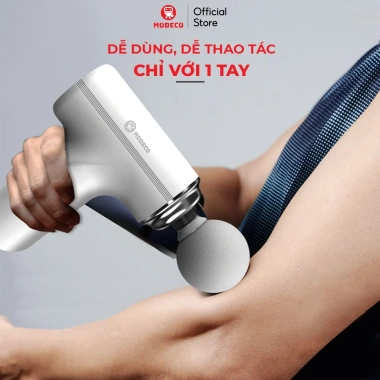 Máy Massage Cầm Tay Mini Cao Cấp Modeco AI Cảm Biến Lực Nhấn - Giảm Đau Mỏi, Giãn Cơ Sau Tập, Giá 349k