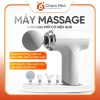 Máy massage cầm tay mini Chạm 6 tốc độ 4 đầu massage giảm đau nhức giá 260.100₫