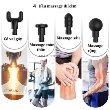 Máy Massage Cầm Tay Mini Đa Năng Giảm Đau Mỏi, Giãn Cơ Toàn Thân - 144k VNĐ 2