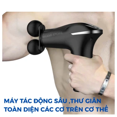 Máy Massage Cầm Tay Mini Đa Năng Giảm Đau Mỏi, Giãn Cơ Toàn Thân - 144k VNĐ 3