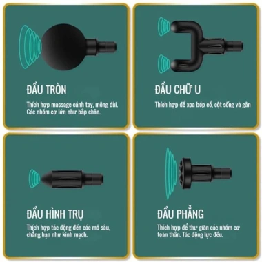Máy Massage Cầm Tay Mini Đa Năng Giảm Đau Mỏi, Giãn Cơ Toàn Thân - 144k VNĐ 5
