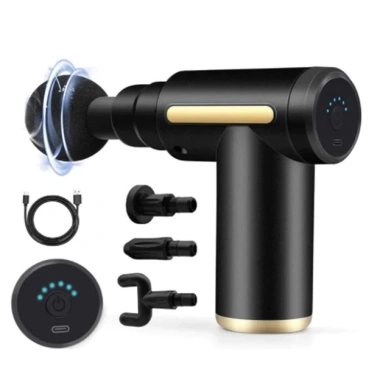 Máy Massage Cầm Tay Mini Đấm Lưng 4 Đầu 6 Chế Độ Màn Cảm Ứng - Giá 139k 4