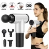 Máy Massage Cầm Tay Mini Đấm Lưng 4 Đầu 6 Chế Độ Màn Cảm Ứng - Giá 139k 6