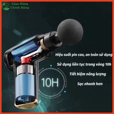 Máy massage cầm tay mini DIDOOGLT 4 đầu - Giảm đau mỏi nhanh, giá chỉ 125.000₫