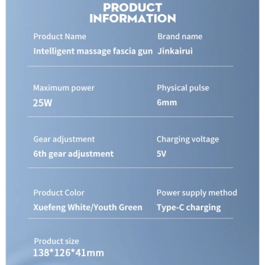 Máy Massage Cầm Tay Mini JINKAIRUI Súng Massage Cơ Bắp Rung Giá Ưu Đãi 317.900₫