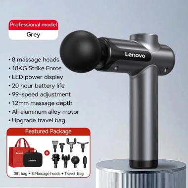 Máy Massage Cầm Tay Mini Lenovo N3 8 đầu, lực đấm 8mm mạnh, 99 chế độ, 13.800 vòng/phút - Giá chỉ 459.000₫ 10