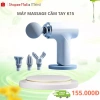 Máy Massage Cầm Tay Mini Mexi - Cảm Biến Lực, 6 Chế Độ Giãn Cơ Đấm Lưng