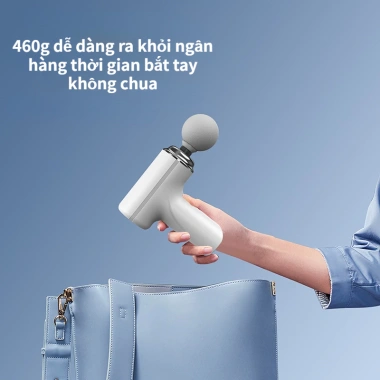 Máy Massage Cầm Tay Mini Mexi - Cảm Biến Lực, 6 Chế Độ Giãn Cơ Đấm Lưng 3