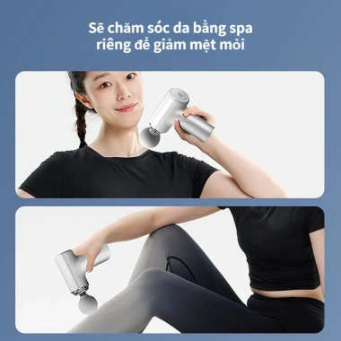 Máy Massage Cầm Tay Mini Mexi - Cảm Biến Lực, 6 Chế Độ Giãn Cơ Đấm Lưng 4