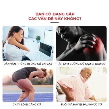 Máy massage cầm tay mini MG203 4 đầu, 6 chế độ đấm lưng - Giá 139.000 VND 6
