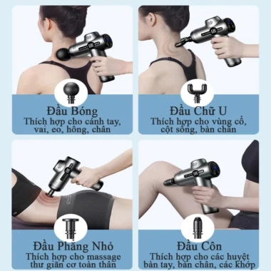 Máy Massage Cầm Tay Mini Wisezen 2.026 - Nhiều mức điều chỉnh, massage sâu, dễ thao tác, giá siêu ưu đãi 299k 3