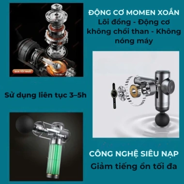 Máy Massage Cầm Tay Mini Wisezen 2.026 - Nhiều mức điều chỉnh, massage sâu, dễ thao tác, giá siêu ưu đãi 299k 4