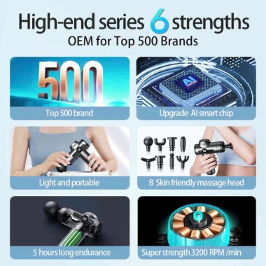 Máy Massage Cầm Tay Mini Wisezen 2.026 - Nhiều mức điều chỉnh, massage sâu, dễ thao tác, giá siêu ưu đãi 299k 7