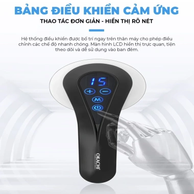 Máy massage cầm tay OKACHI JP-519E - Đa tốc độ, giảm đau, giá chỉ 918.380 VND