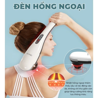 Máy massage cầm tay OKACHI JP-650E Pin sạc - Động cơ rung mạnh giảm giá 950.000 VND 2 Máy massage cầm tay OKACHI JP-650E Pin sạc - Động cơ rung mạnh giảm giá 950.000 VND 2