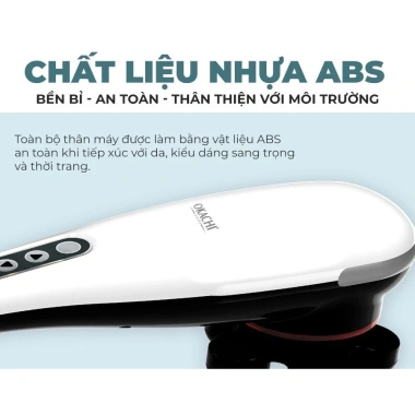 Máy massage cầm tay OKACHI JP-650E Pin sạc - Động cơ rung mạnh giảm giá 950.000 VND