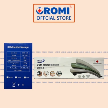 Máy massage cầm tay OROMI OMR-615 3 đầu 2 cấp độ, cắm điện, chỉ 420.000, bảo hành 1 năm