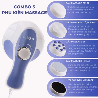 Máy Massage Cầm Tay Relax Massage Vai Gáy Cổ, Bụng Giảm Mệt Mỏi Giá Ưu Đãi 149.000đ Hàng Tốt